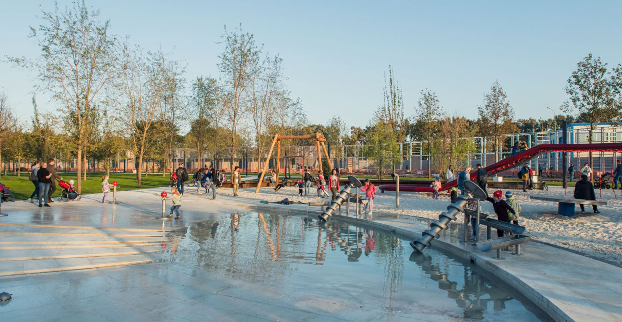 Детский бульвар в городском парке «Краснодар»